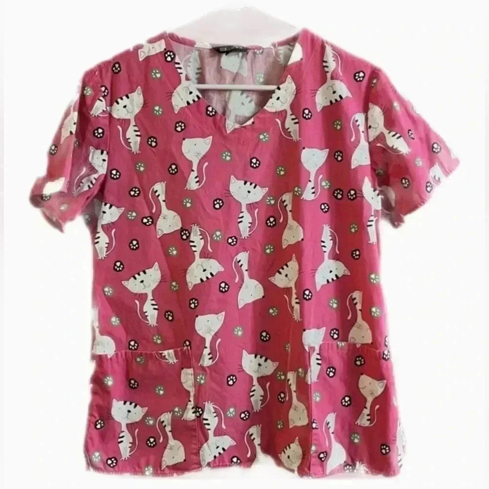 Zoe+Chloe scrub top size medium